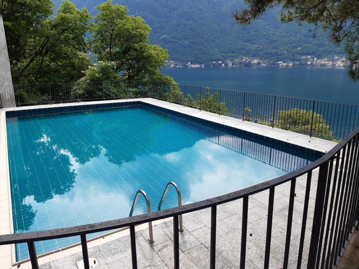 Casa Con Vista Lago A Nesso Luaran gambar